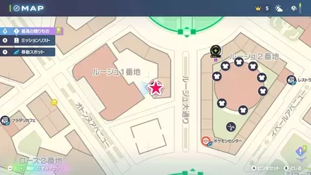 異次元の激闘！！サビ組の拡大マップ画像