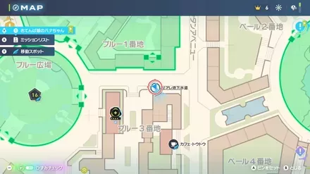 詰まって困ったヘイラッシャの拡大マップ画像