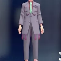 カラスバコーデスーツセット(色違い)