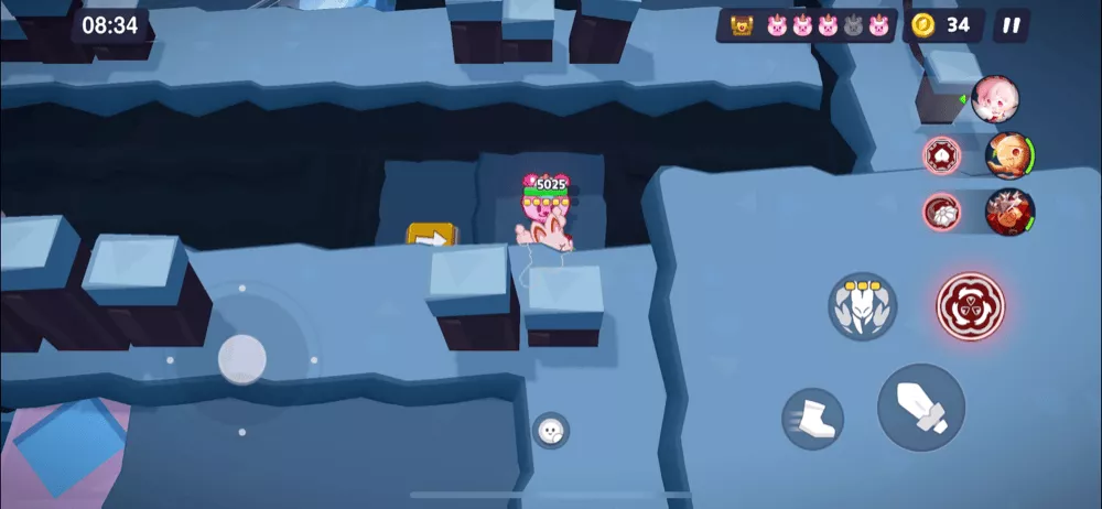 ステージ13-11(ハード)のくまゼリーと宝箱の場所