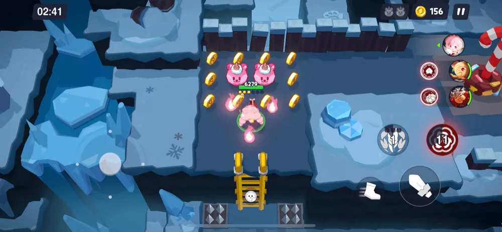 ステージ13-13(ハード)のくまゼリーの場所