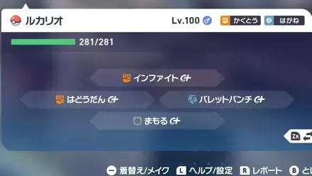 197ルカリオの技構成