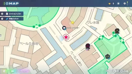 デウロの悩みの拡大マップ画像