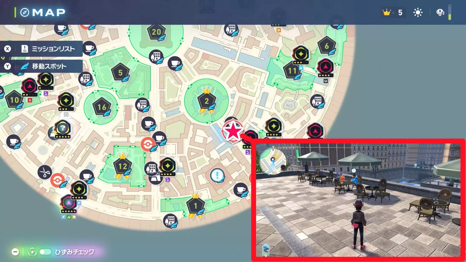 デウロの悩みのマップ