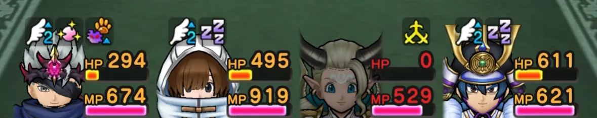 魅了や眠りは「まもりのたて」で対策