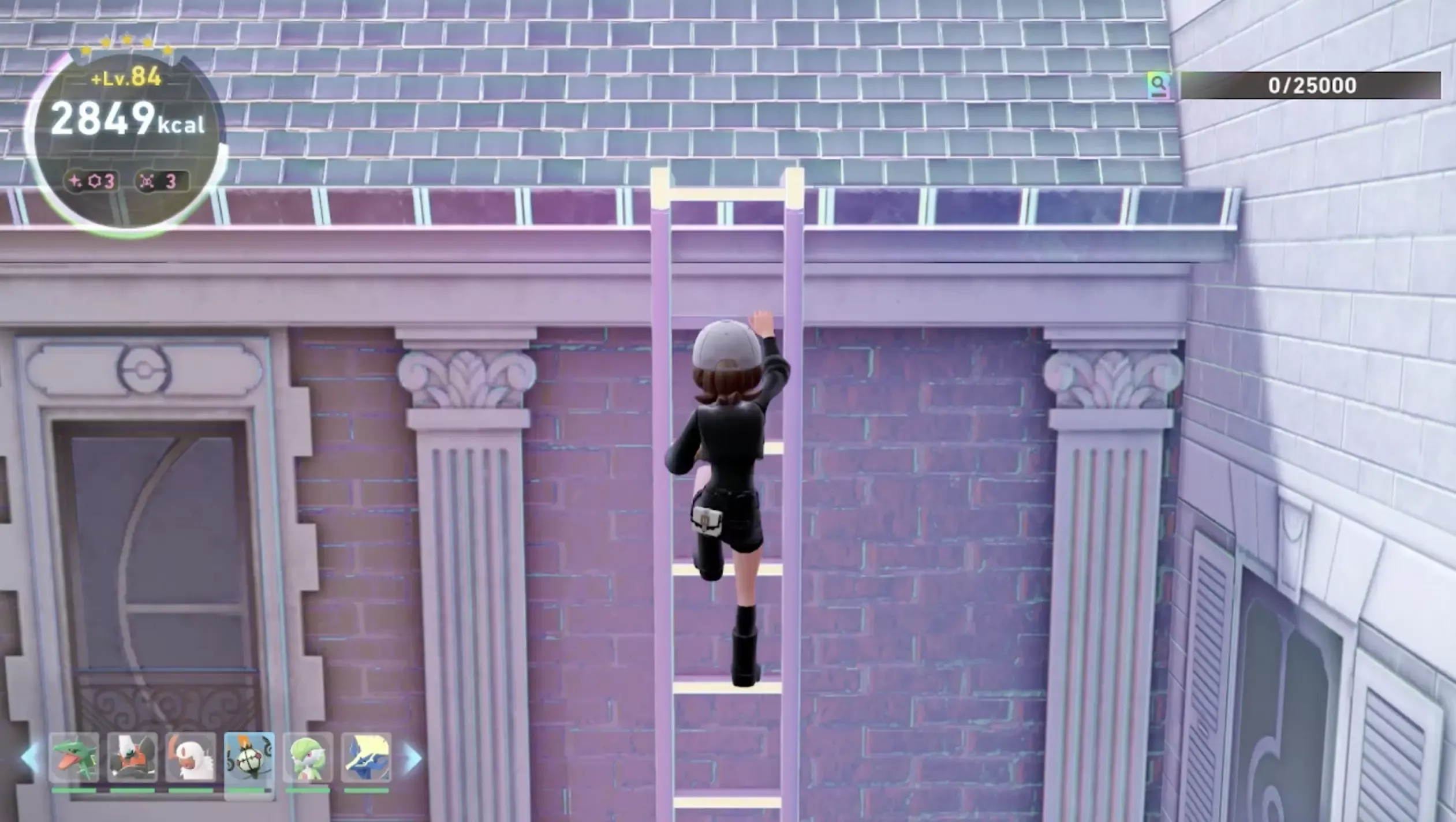 すぐ右手にあるハシゴを登り左へ進む