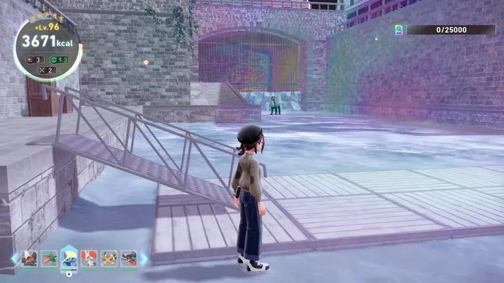 コバルオンに気づかれない位置でレポート