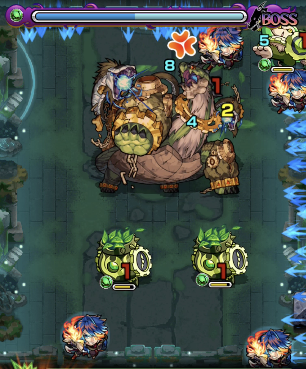 ガラゴーラボス1の最終ステージ画像