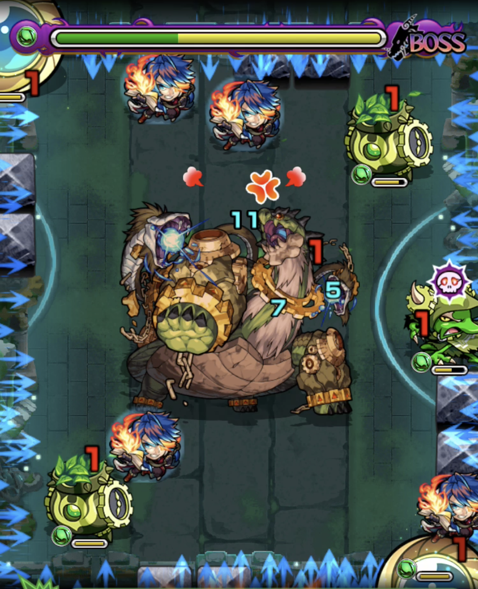 ガラゴーラ4のボス3ルーペの位置