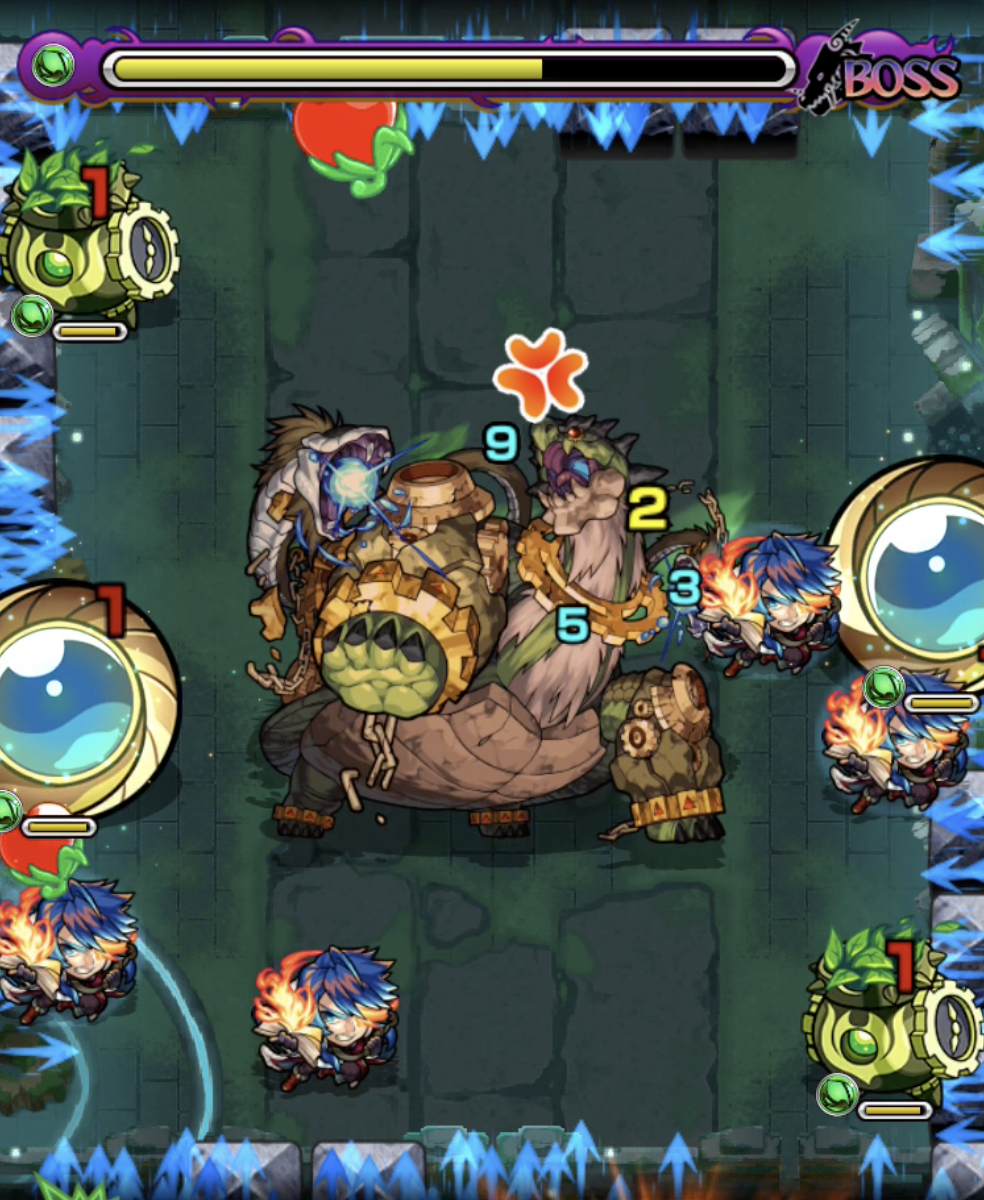 ガラゴーラ4のボス4ルーペの位置