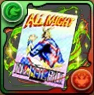 オールマイトのレアカードの画像