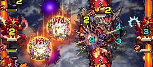 敵の間に挟まろう