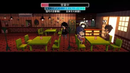 料理の提供やコーヒー作成など喫茶店感を楽しめる