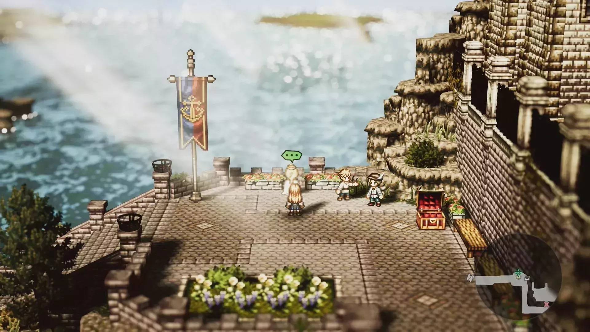 アラウネに話しかける