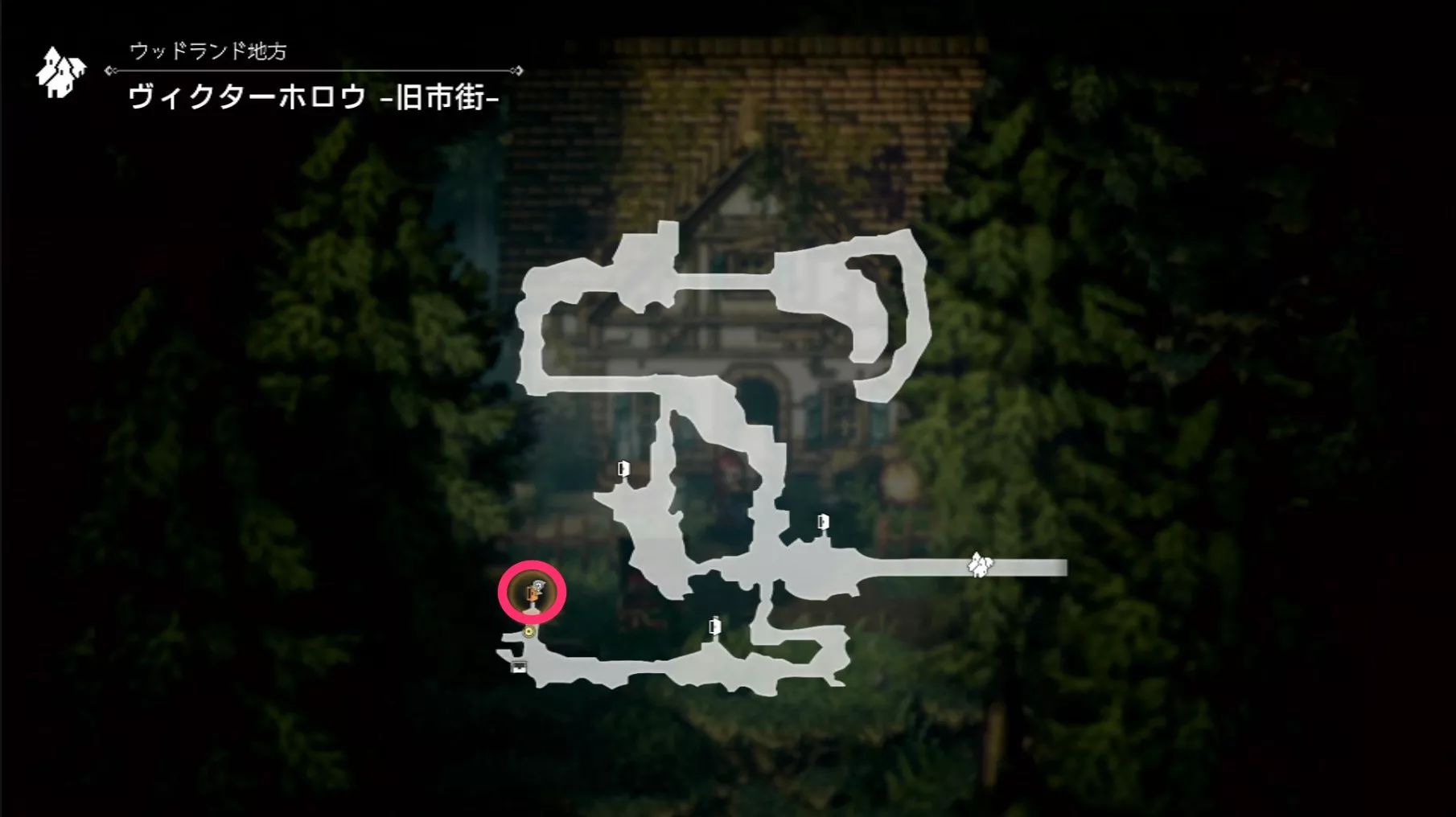 レイメとの出会いのマップ