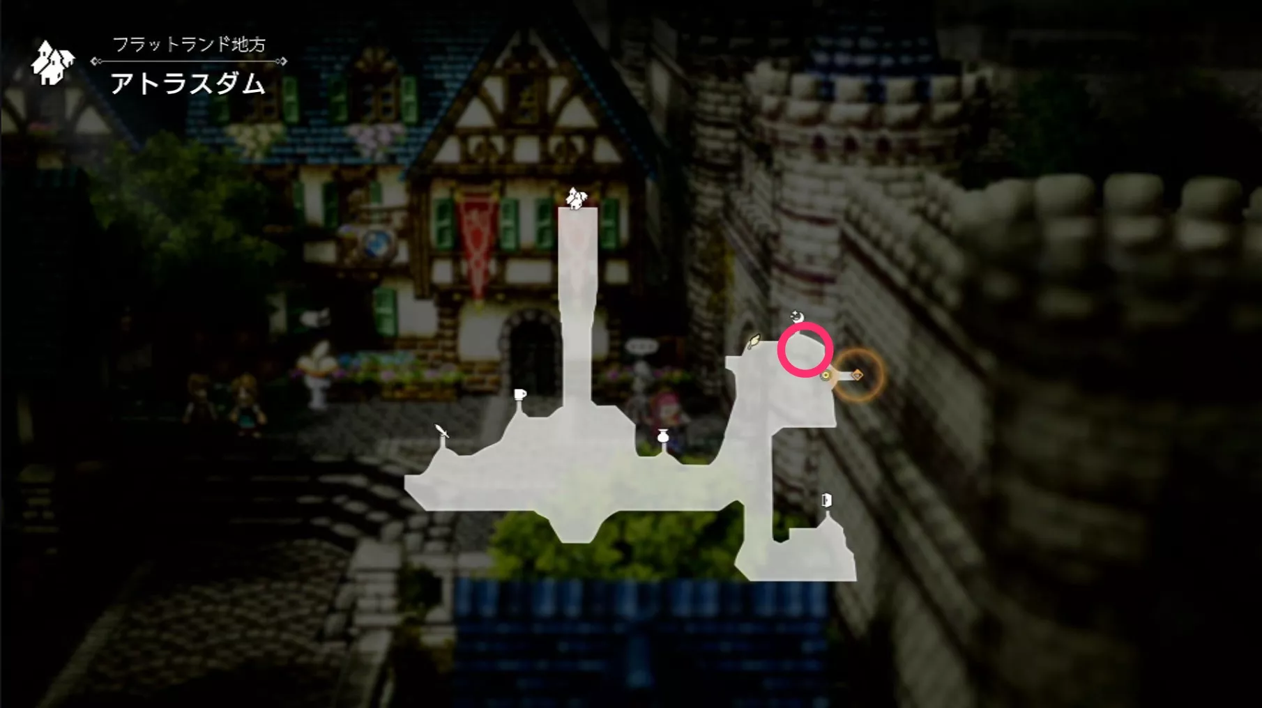 兄の行方のマップ