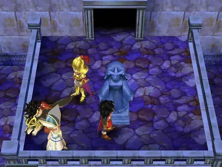 26リファ族の神殿の女神像