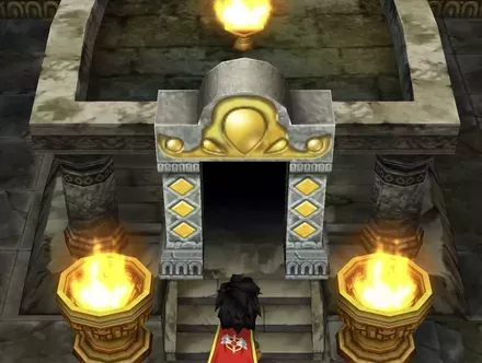 26謎の神殿黄色の建物