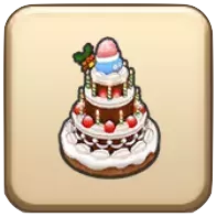 聖夜2025のケーキの置物