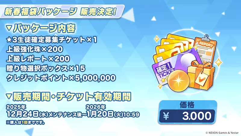 新春福袋パッケージ