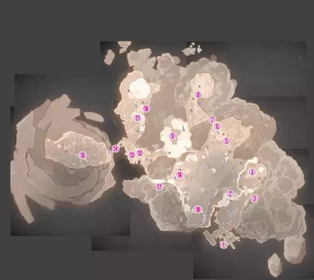 華胥の全体マップ