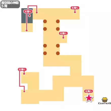 南東の階段を進む