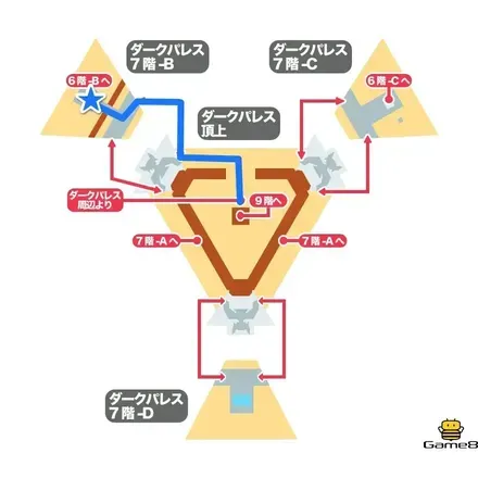 28ダークパレス6階へ