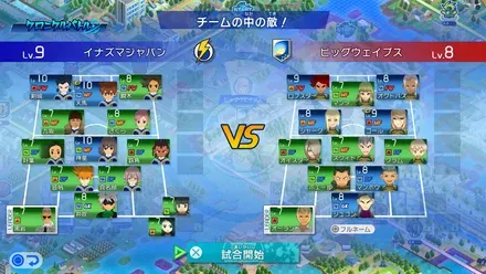 チームと選手情報