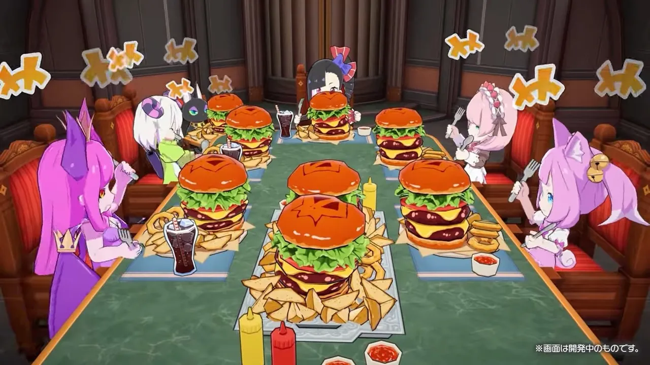 料理を食べてパワーアップ