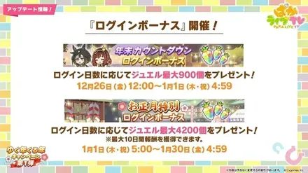 ログインボーナス