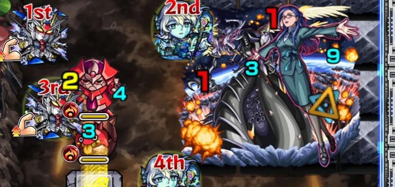 ボスの弱点を攻撃