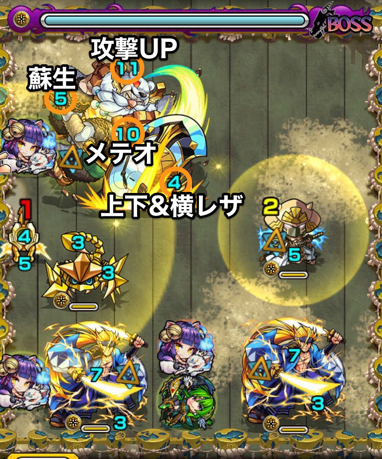 ブルリオ3のボスステージ1攻略