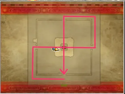 大神殿の十字ギミック