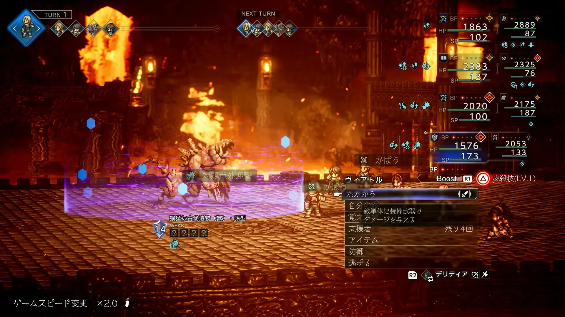 獰猛な古代遺物（獣）・灰型