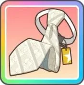 初星ネクタイ（白）画像