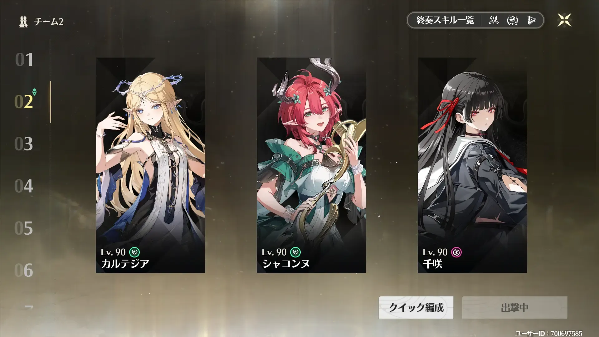 優先度はキャラによって変わる