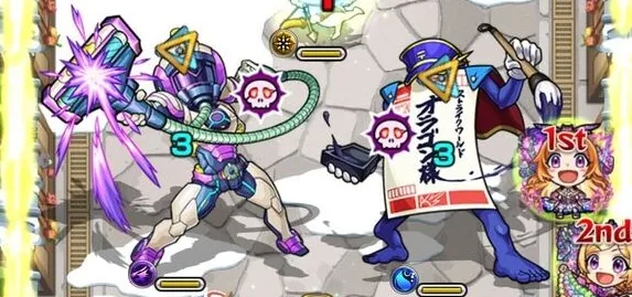 ドクロを倒すと強力なバフ