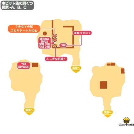 ホビット族の洞窟地下集落（過去）画像