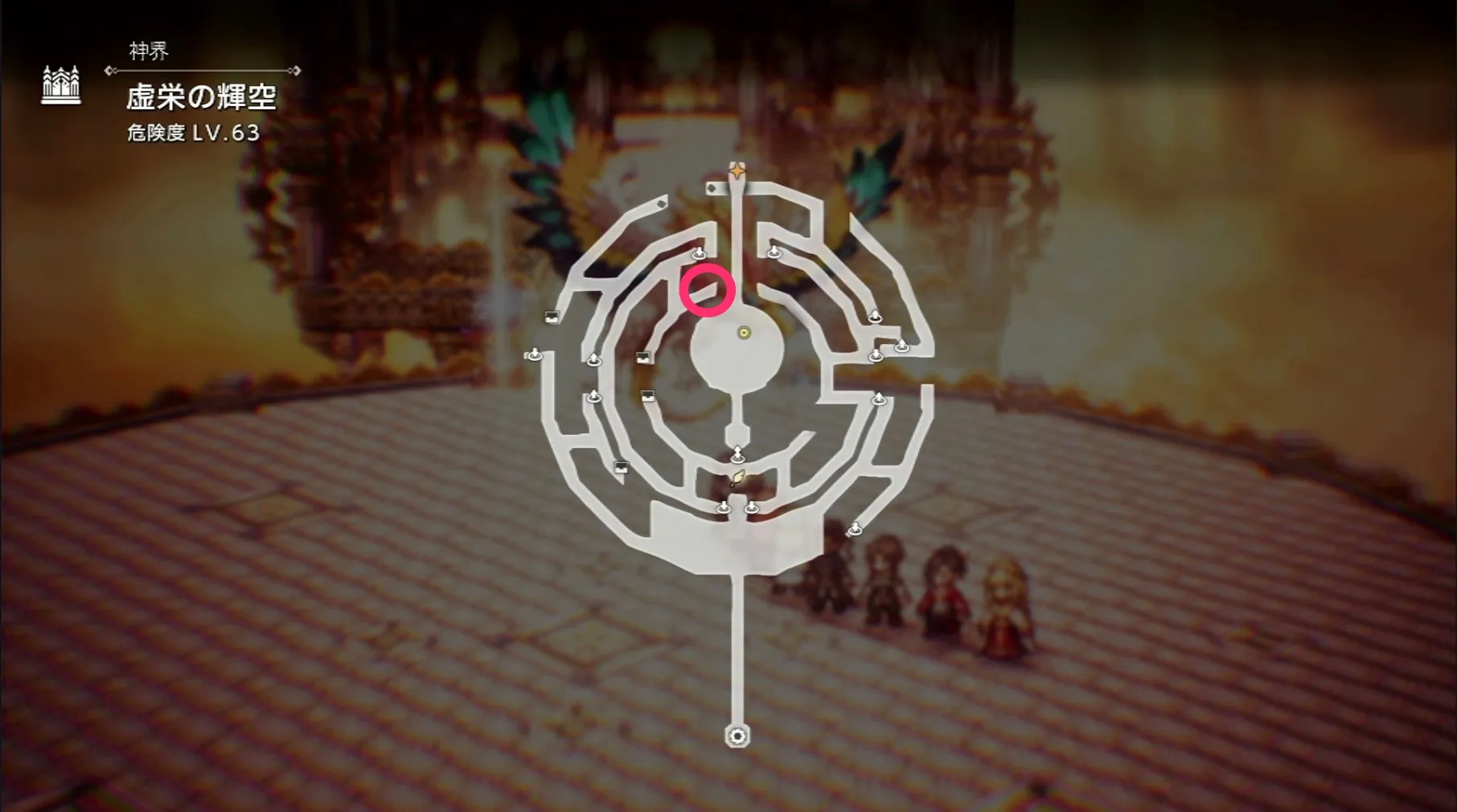 巫術の秘島のマップ