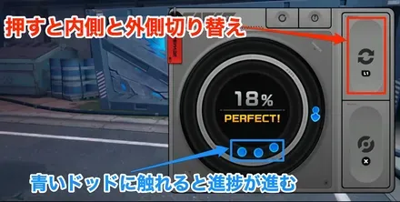 極性チェックのやり方