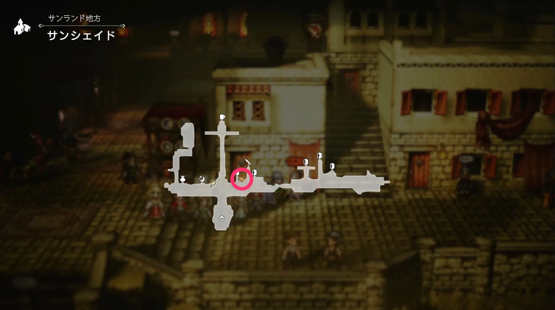 氏族の掟のマップ