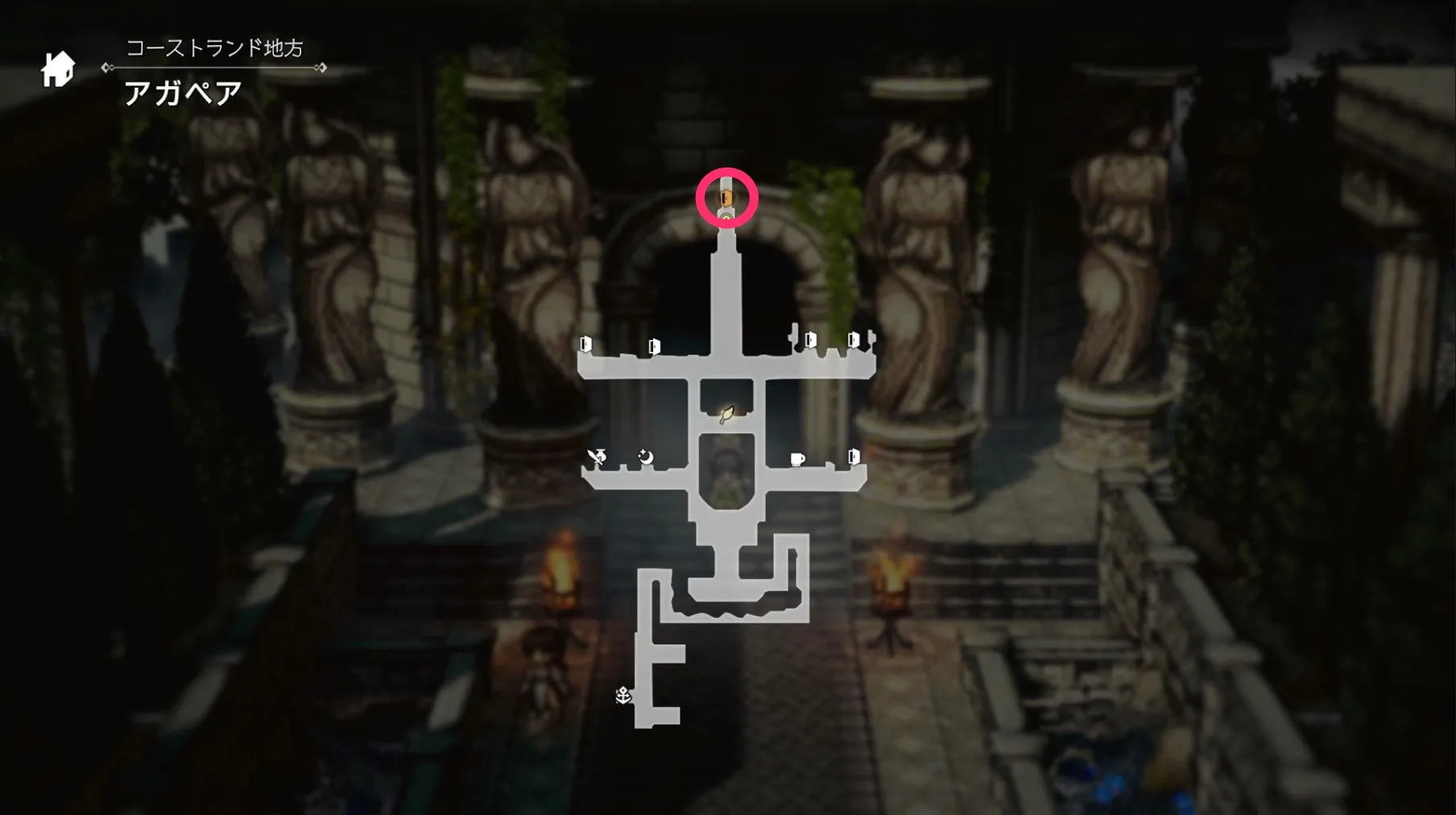 不滅の炎のマップ