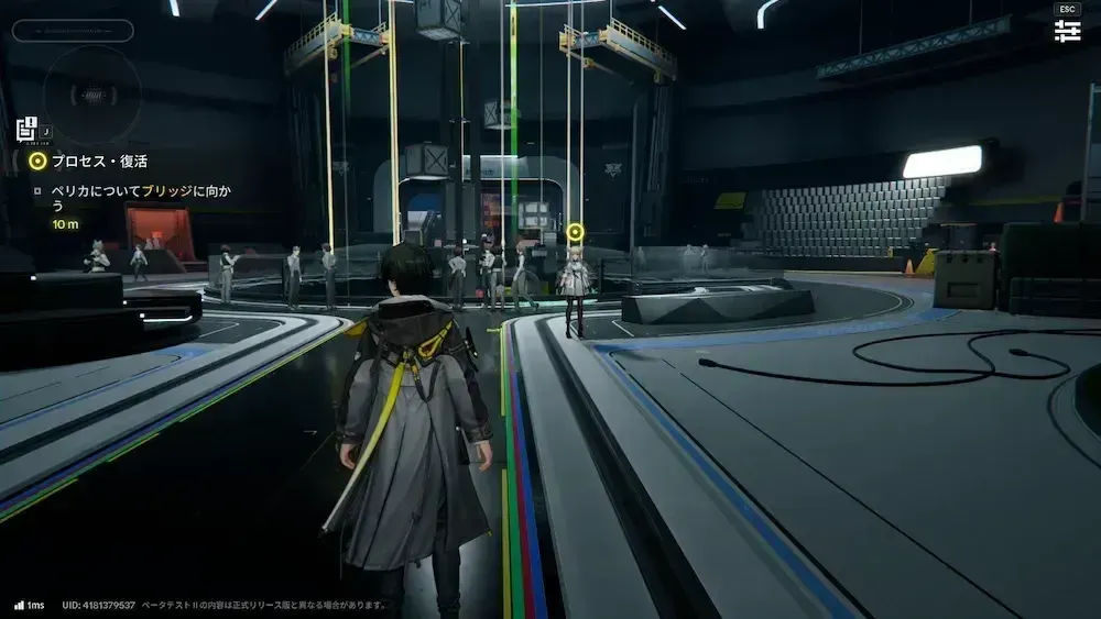 ペリカについて行く