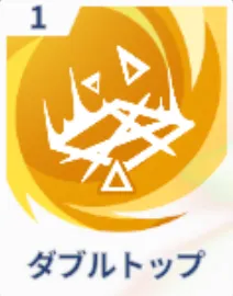 ダブルトップ画像