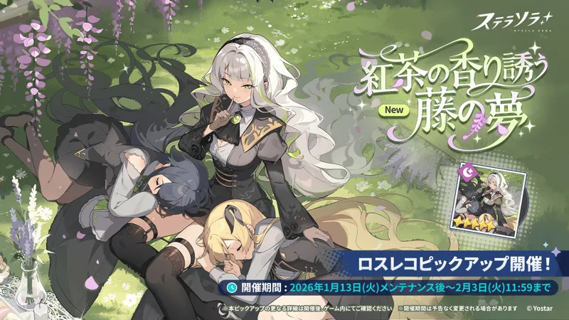 紅茶の香り誘う藤の夢画像