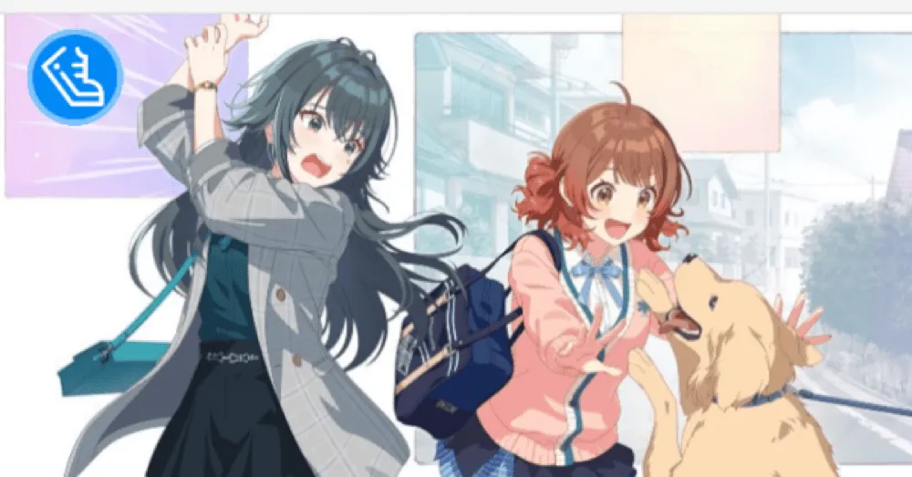 おひさま笑顔、満開ふたつ画像