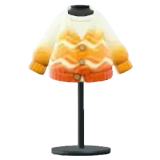 ホテルのカーディガン・オレンジの画像