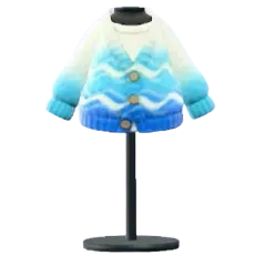 ホテルのカーディガン・ブルーの画像