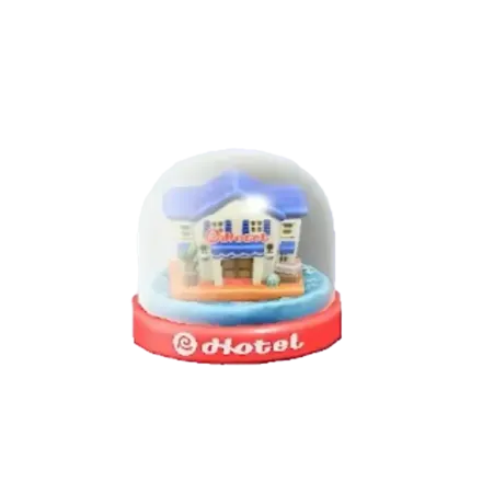 ホテルのスノーグローブ画像