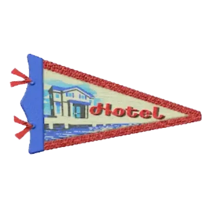 ホテルのペナント画像